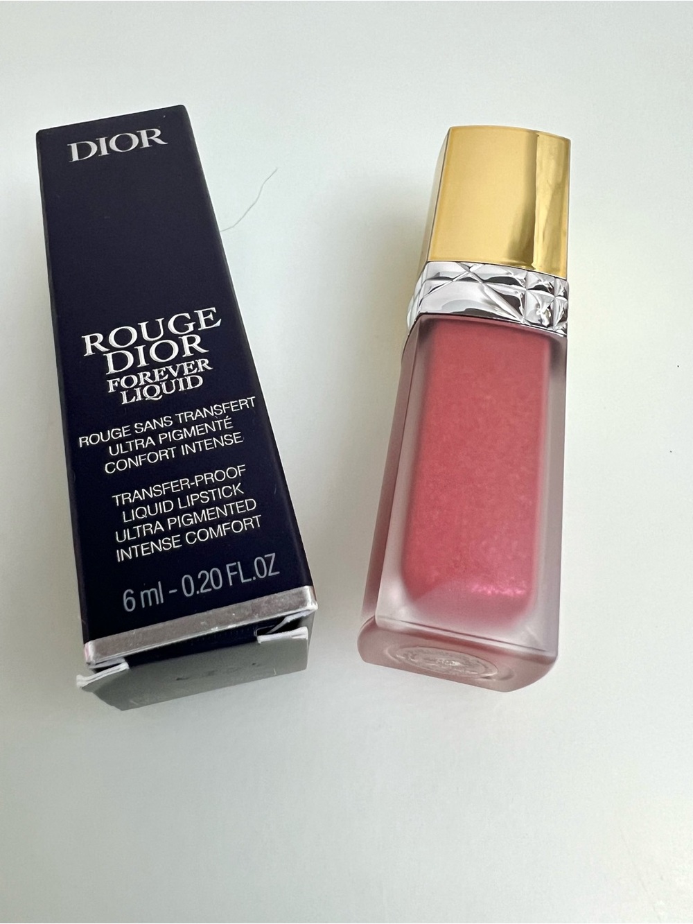 ✨Dior Rouge Dior Forever Liquid Sequin Lipstick #353 Liaison✨